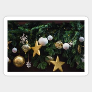 Christmas tree decorations Sticker